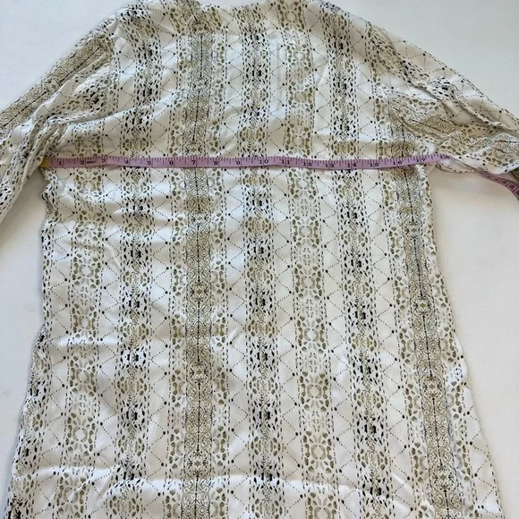 Faithfull The Brand Roman Dress Oasis Print Tie Small Beach Bohemian Coverup - Picture 5 of 7